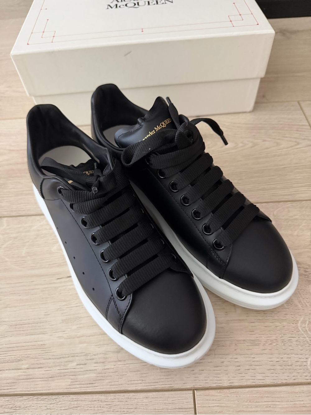 Alexander McQueen Women's Oversized Sneaker in Black